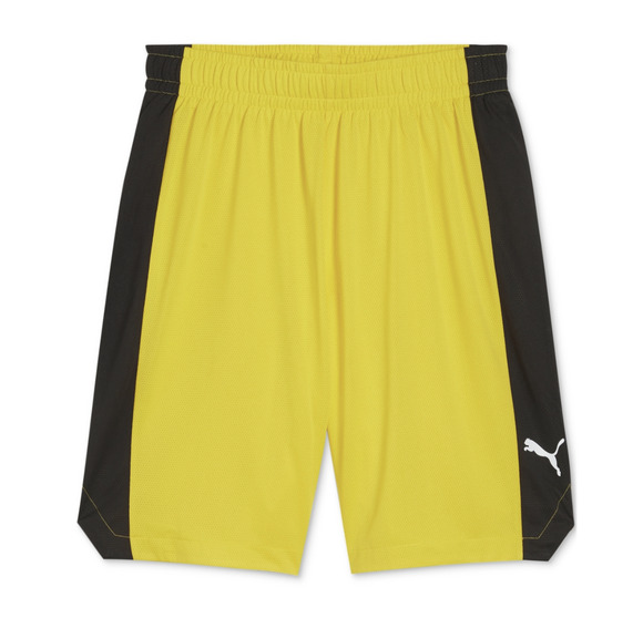 Puma Other - Puma Men Regular Fit Basketball Shorts Yellow Sizzle Black Size S